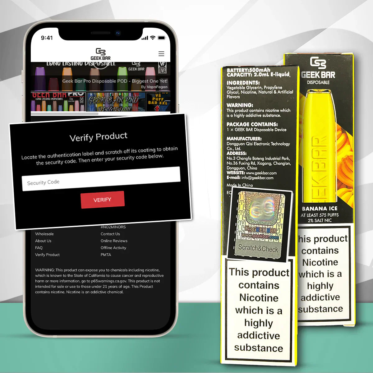 Do Geek Bars have diacetyl?