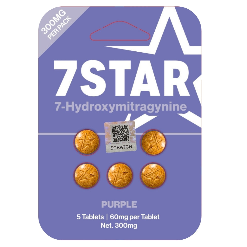 🟣 7STAR Purple 7-Hydroxymitragynine 60mg Tablets