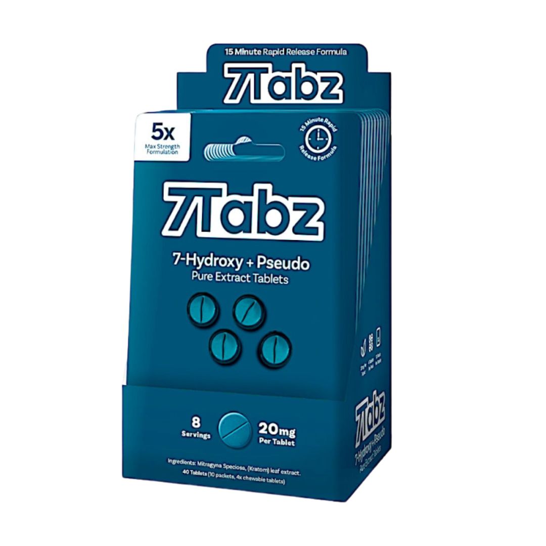 7Tabz 7 hydroxy + Pseudo 20 mg 4 Count Tab Box ( 10 Pack )