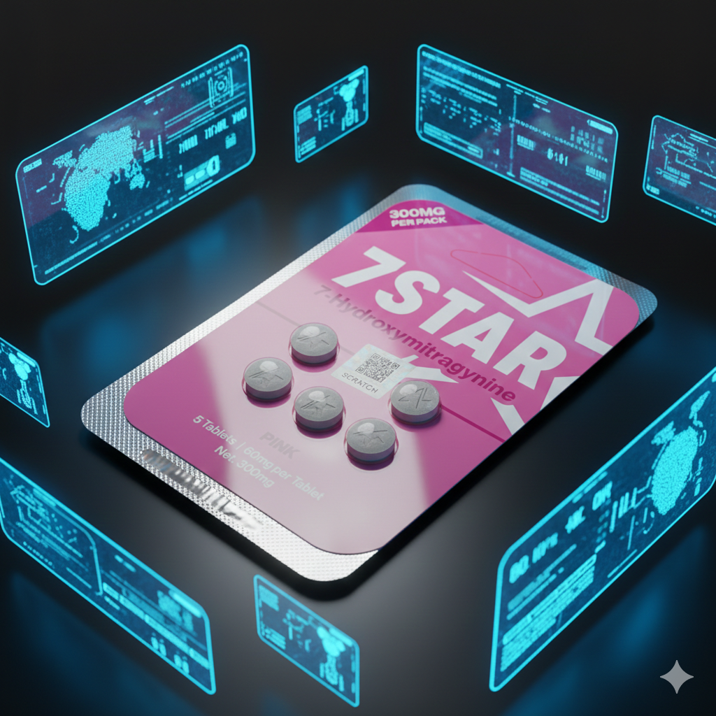 🌸 7STAR Pink 7-Hydroxymitragynine 60mg