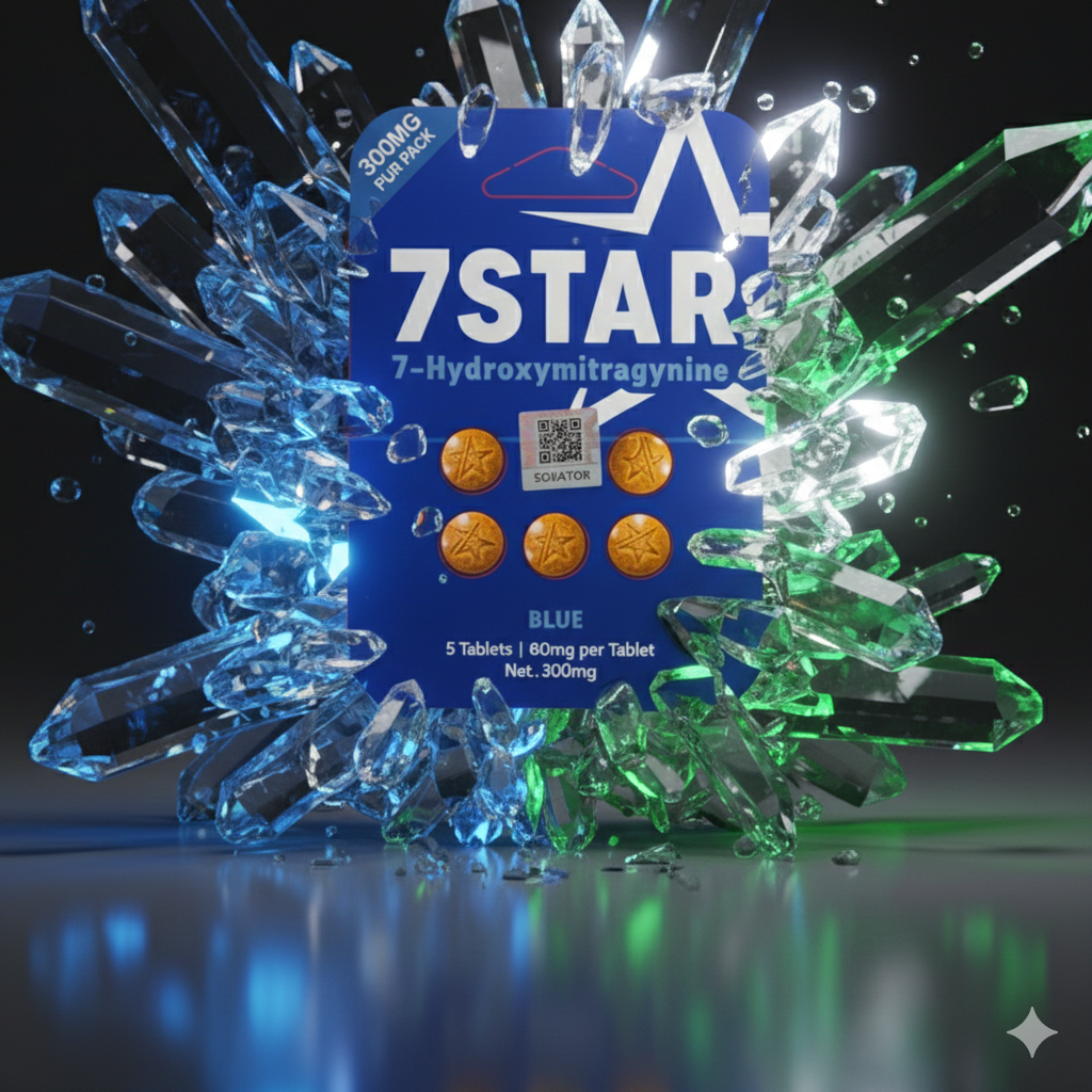 🔵 7STAR Blue 7-Hydroxymitragynine 60mg Tablets