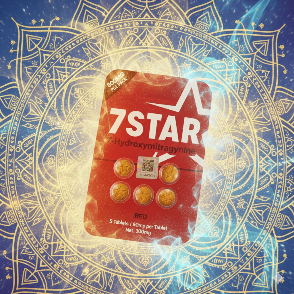 🔴 7STAR Red 7-Hydroxymitragynine 60mg Tablets