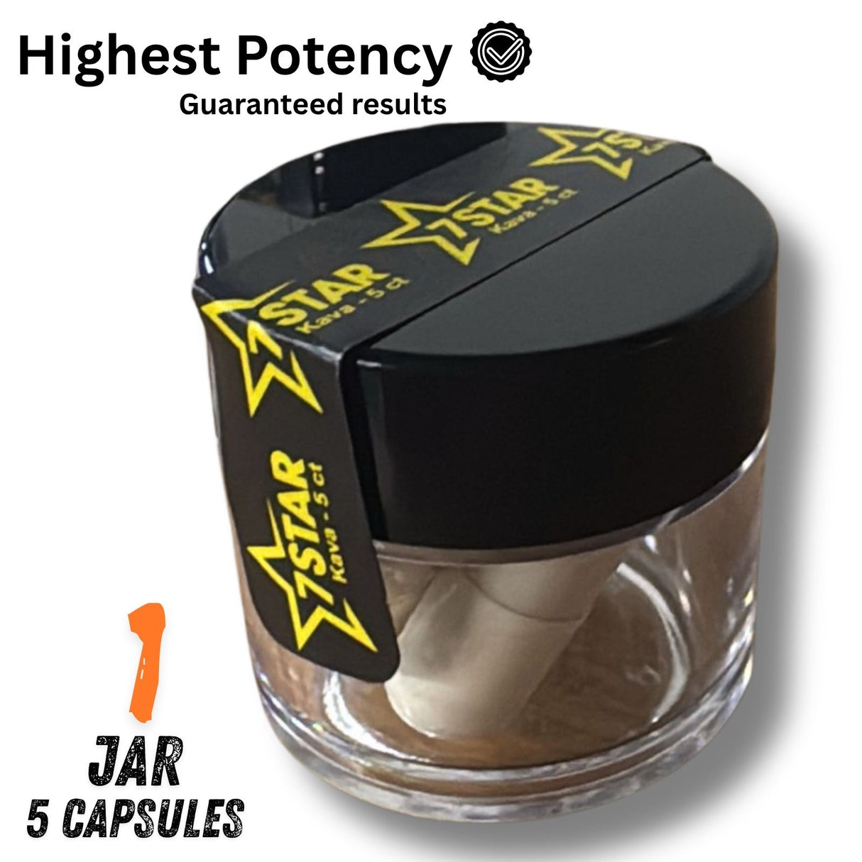 7 STAR Kava Kava Root Extract Capsules – Premium Herbal Supplement