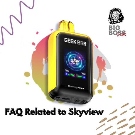 Frequently Asked Questions About the Geek Bar Skyview 25k