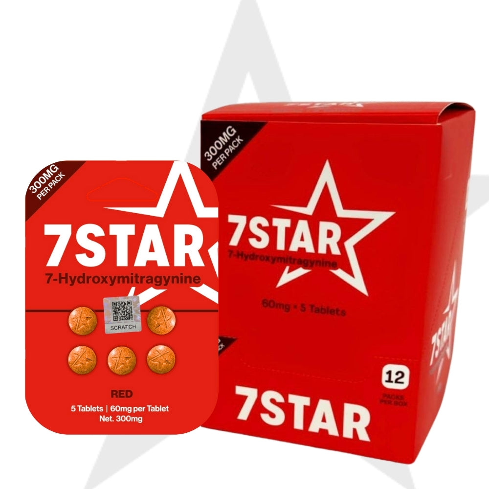 🔴 7STAR Red 7-Hydroxymitragynine 60mg Tablets