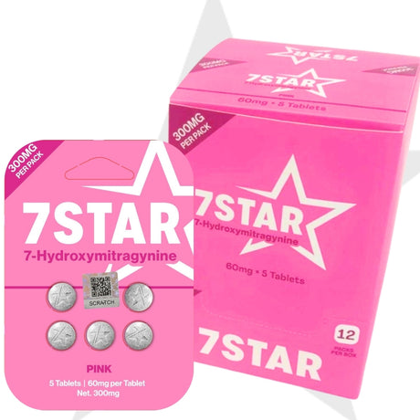 🌸 7STAR Pink 7-Hydroxymitragynine 60mg
