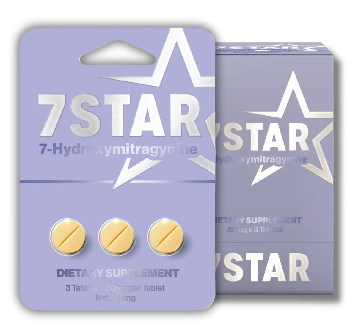 7 Star 7 Hydroxy 30 mg 3 Counts Tab Pack