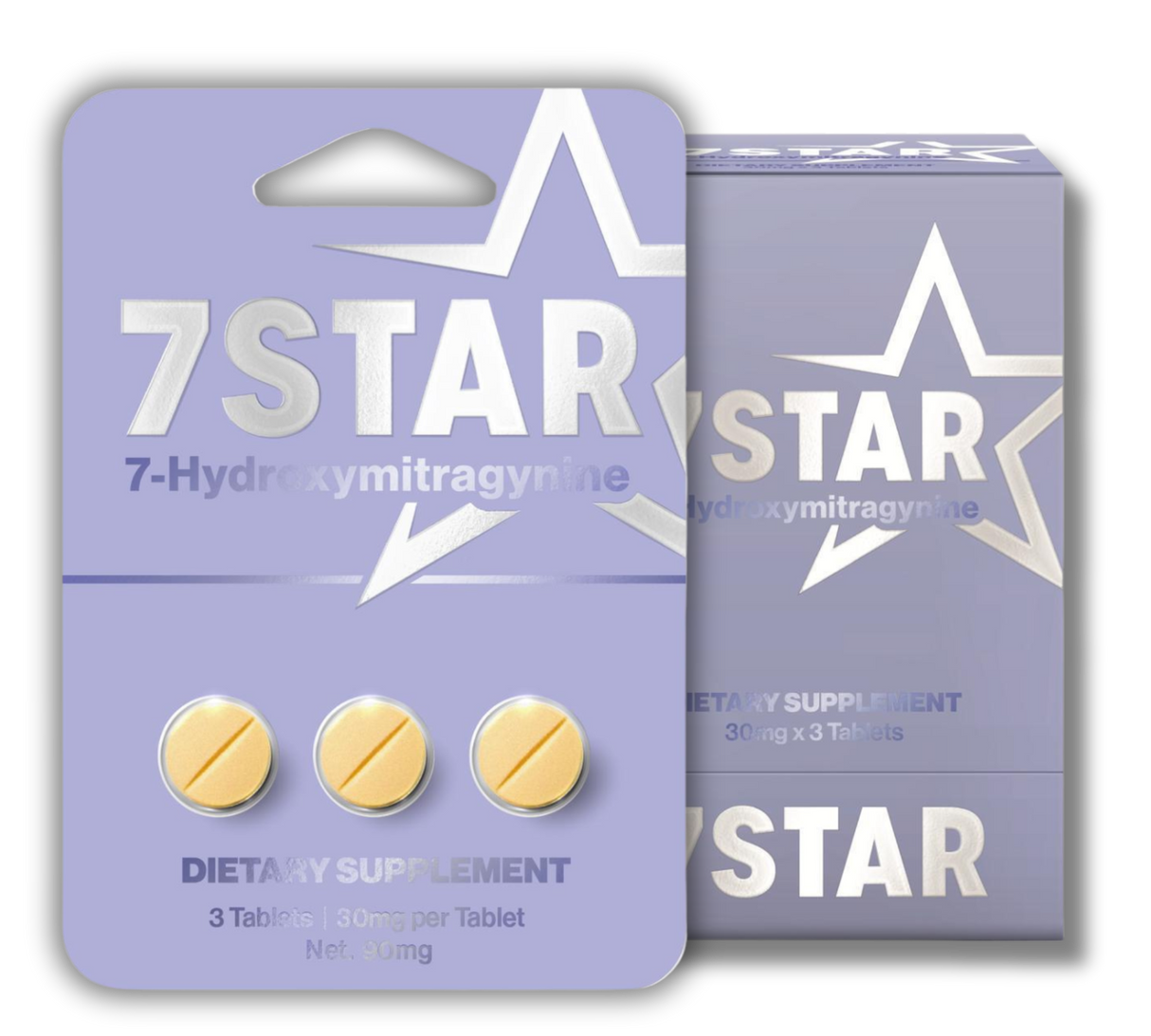 7 Star 7 Hydroxy 30 mg 3 Counts Tab Pack