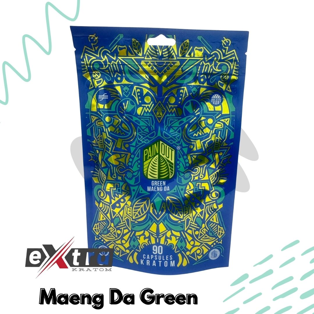 Wholesale Green Maeng Da Kratom Capsule - PAIN OUT