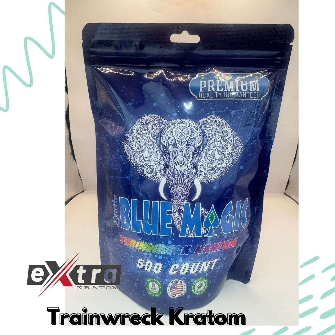 Wholesale Trainwreck Kratom Capsule - Blue Magic