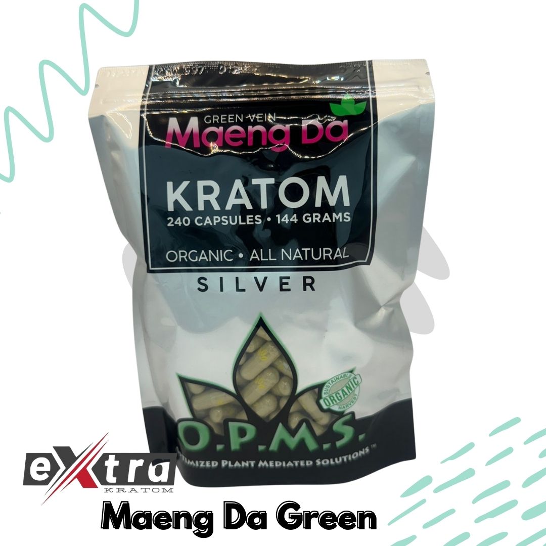 Wholesale Green Maeng Da Kratom Capsule - OPMS Silver