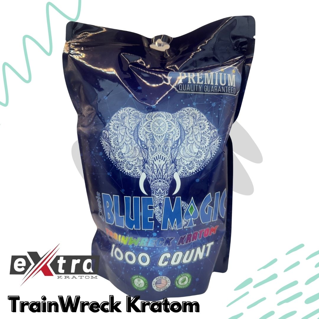 Wholesale Trainwreck Kratom Capsule - Blue Magic