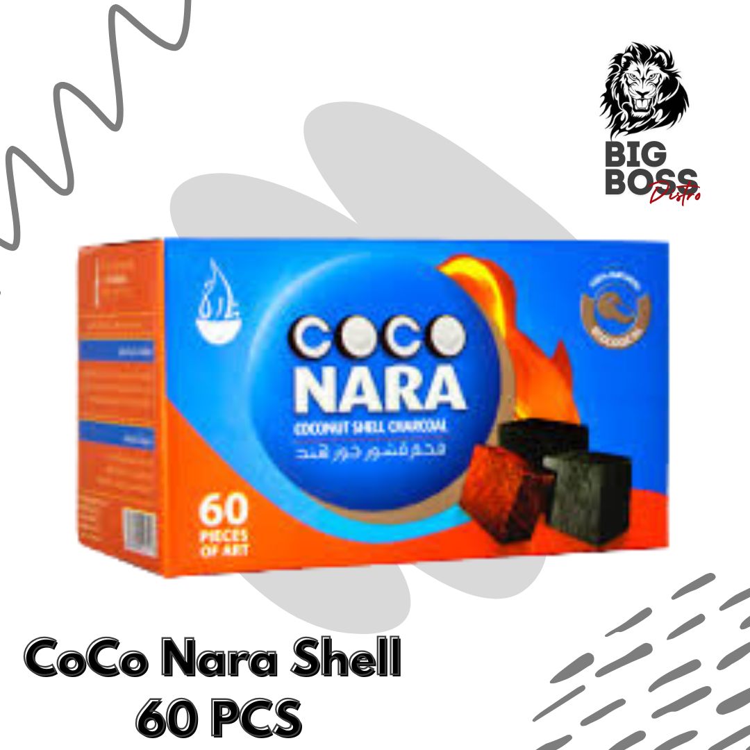 Coconut Shell Charcoal Box 60 piece - NARA