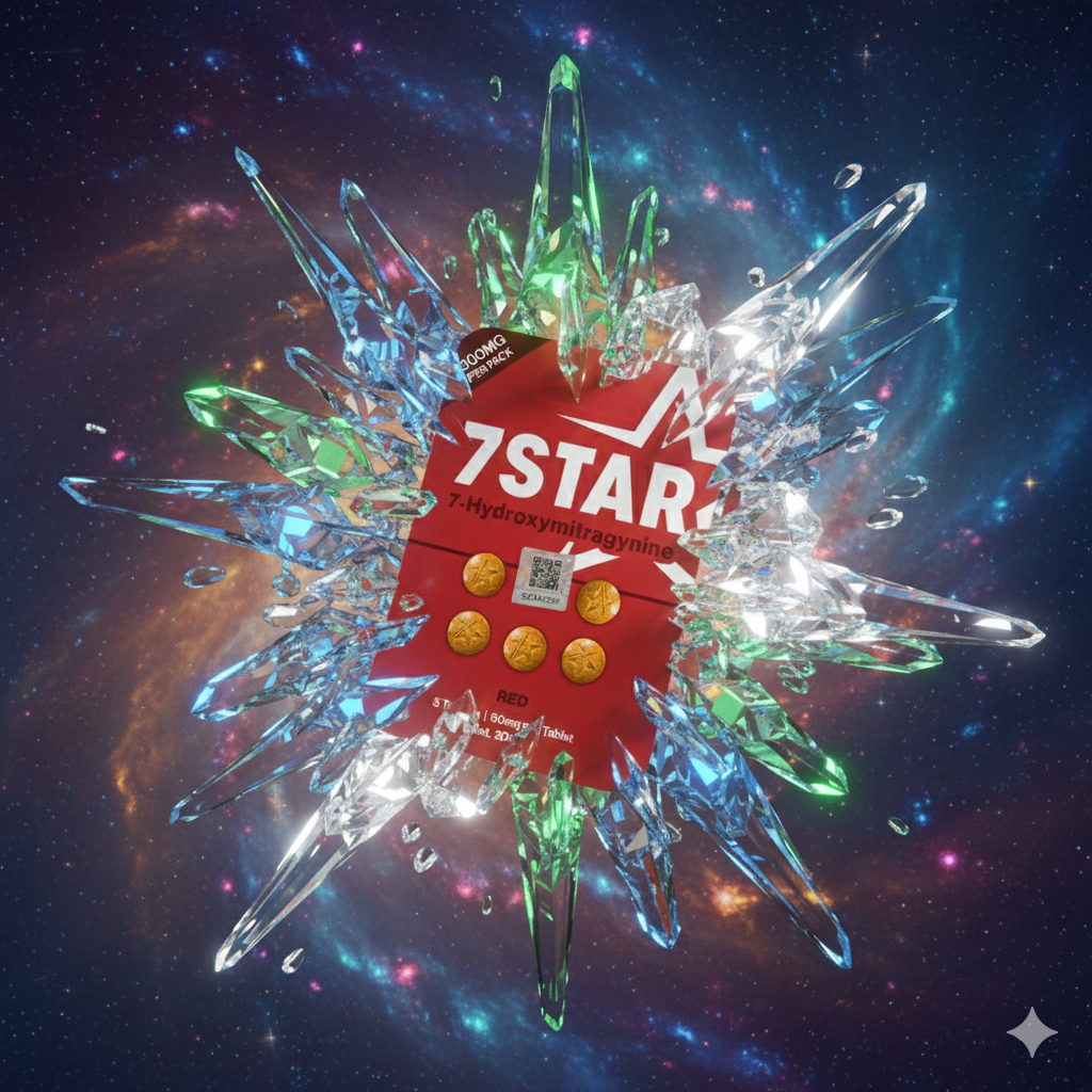 🔴 7STAR Red 7-Hydroxymitragynine 60mg Tablets