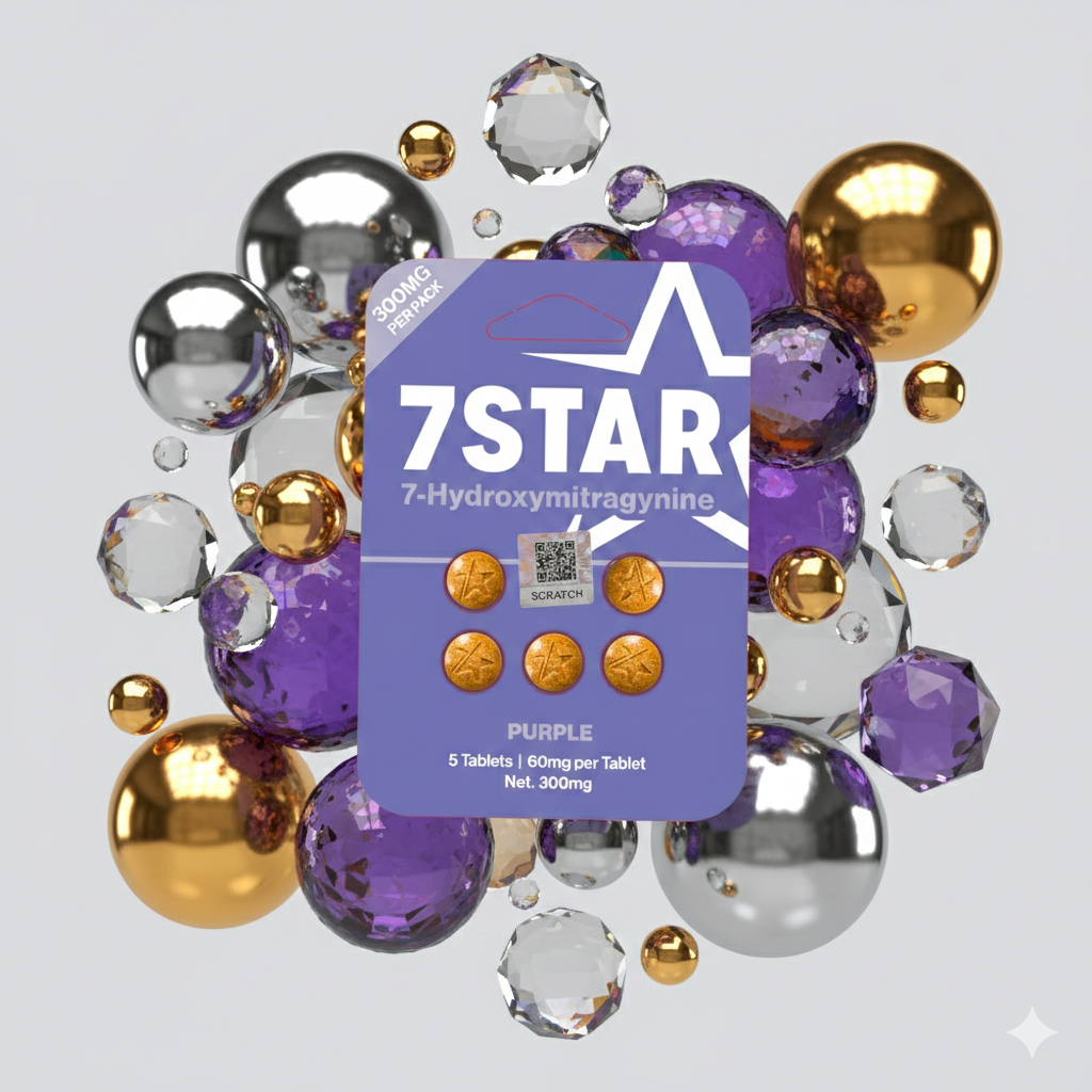 🟣 7STAR Purple 7-Hydroxymitragynine 60mg Tablets
