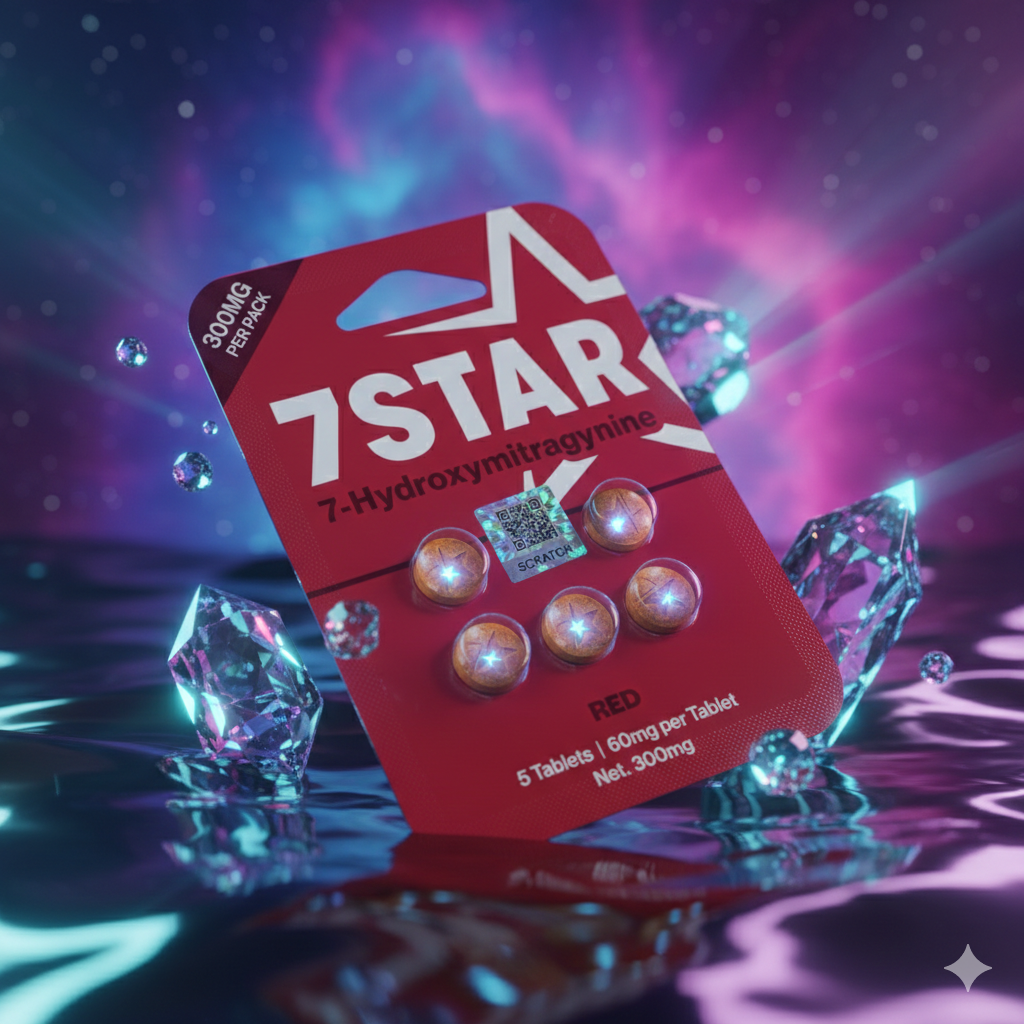 🔴 7STAR Red 7-Hydroxymitragynine 60mg Tablets
