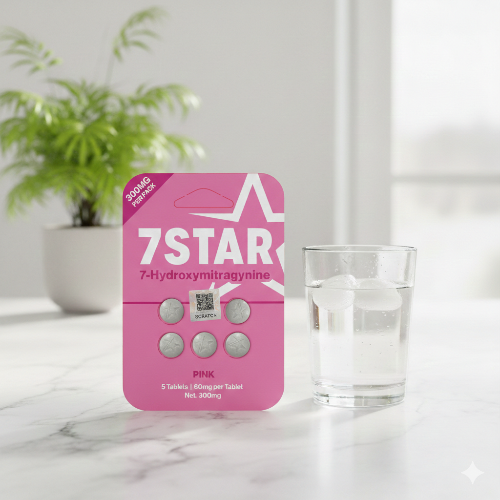 🌸 7STAR Pink 7-Hydroxymitragynine 60mg