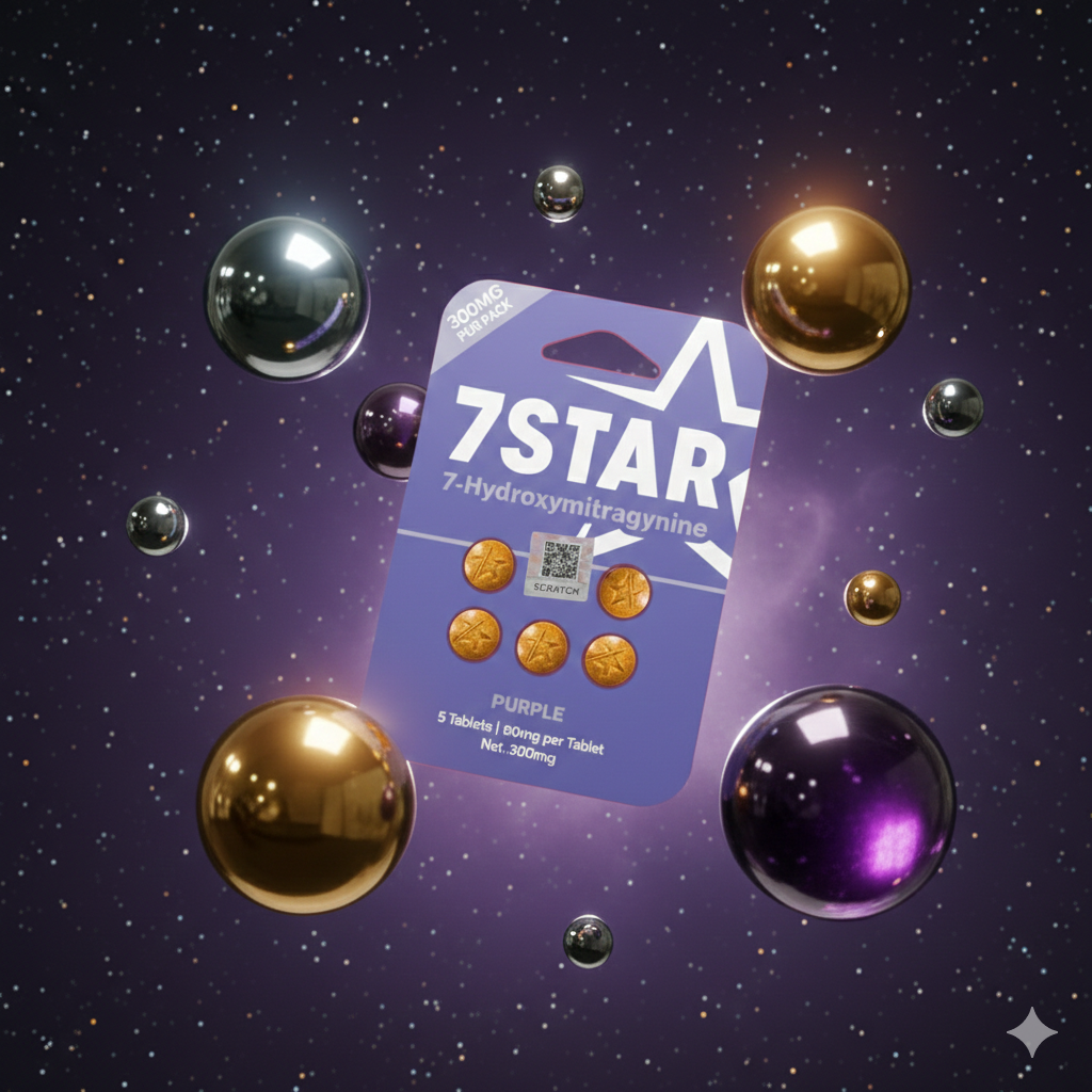 🟣 7STAR Purple 7-Hydroxymitragynine 60mg Tablets