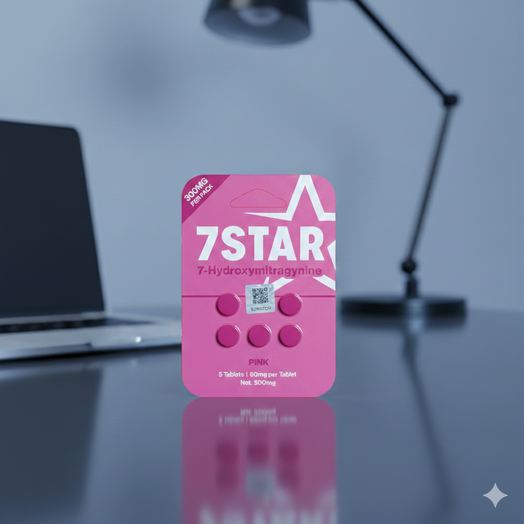 🌸 7STAR Pink 7-Hydroxymitragynine 60mg