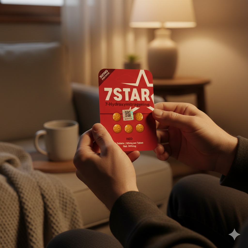 🔴 7STAR Red 7-Hydroxymitragynine 60mg Tablets