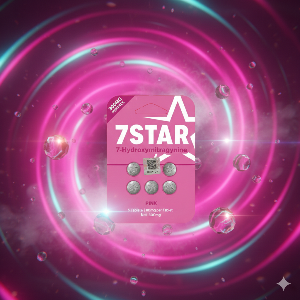 🌸 7STAR Pink 7-Hydroxymitragynine 60mg