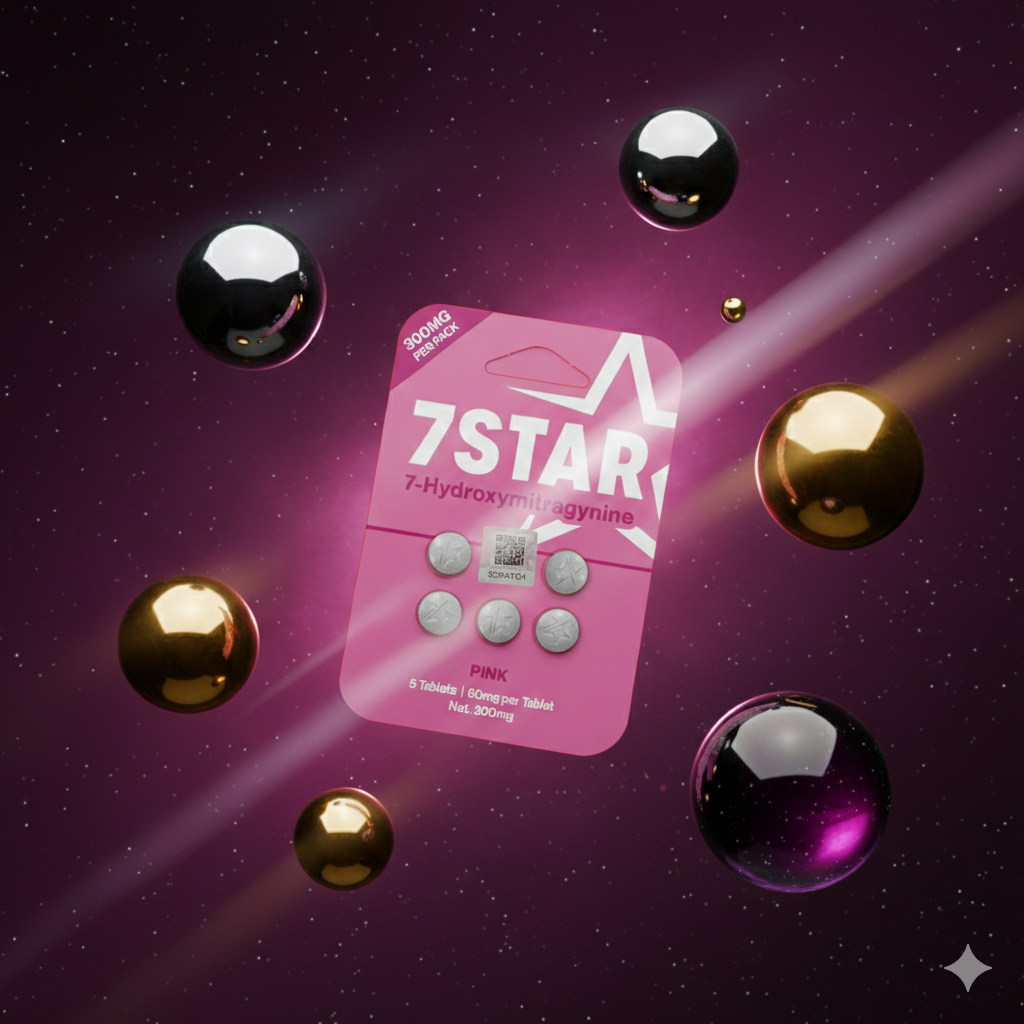🌸 7STAR Pink 7-Hydroxymitragynine 60mg
