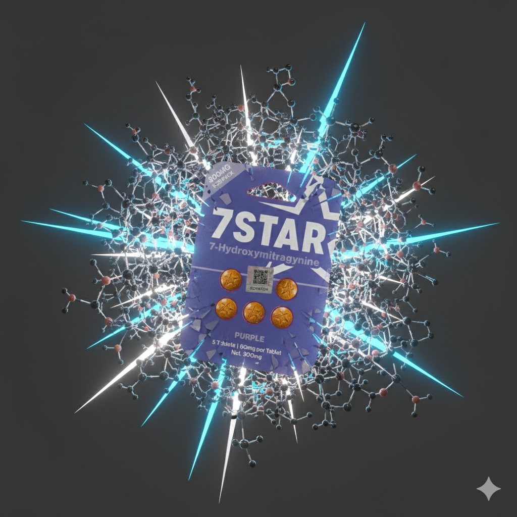 🟣 7STAR Purple 7-Hydroxymitragynine 60mg Tablets