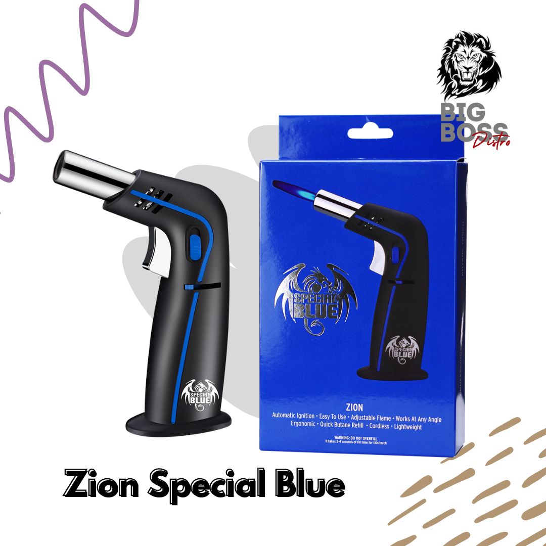 Special Blue Torch Lighter Zion