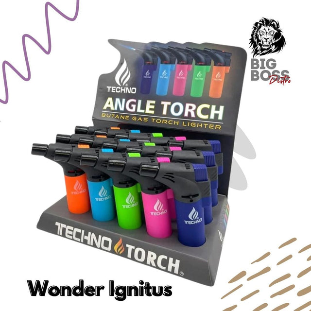 Angle Torch Lighter - Techno