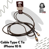 Cable Type C To iPhone 10 Fit