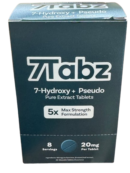 7Tabz 7 hydroxy + Pseudo 20 mg 4 Count Tab Box ( 10 Pack )