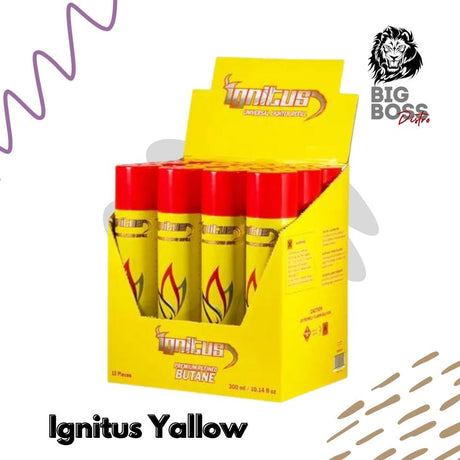 Ignitus Premium Refined Butane YELLOW