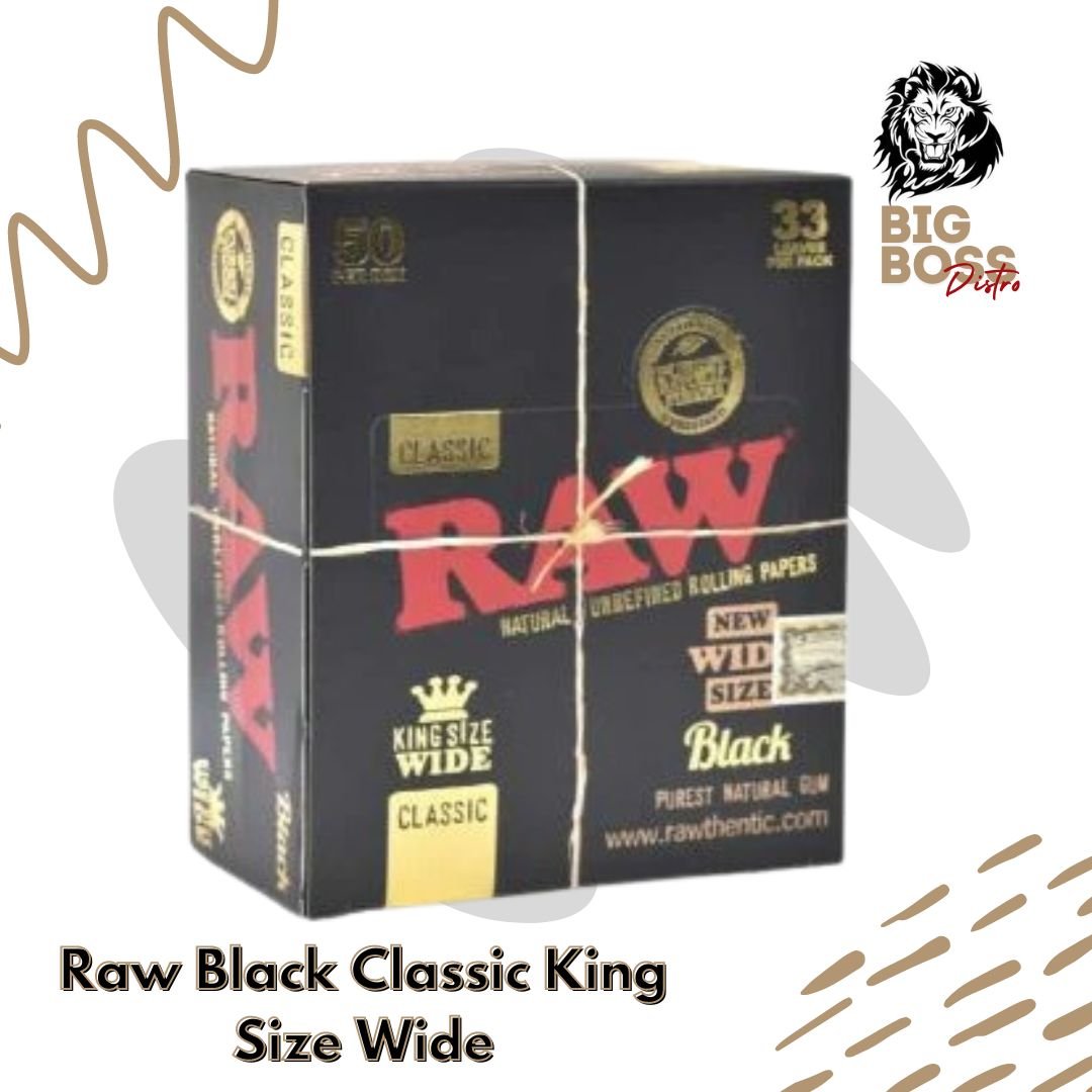 Raw Black Classic King Size Wide