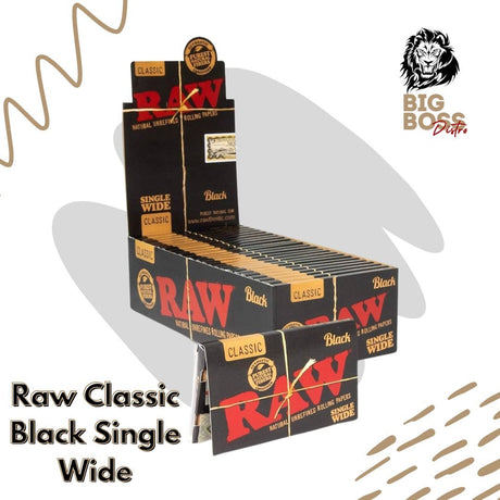 Raw Classic Black Single Wide