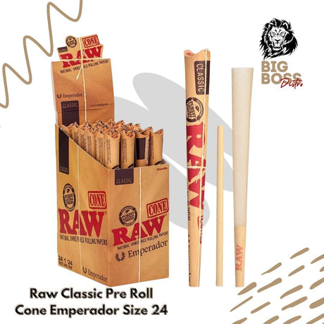 Raw Classic Pre Roll Cone Emperador