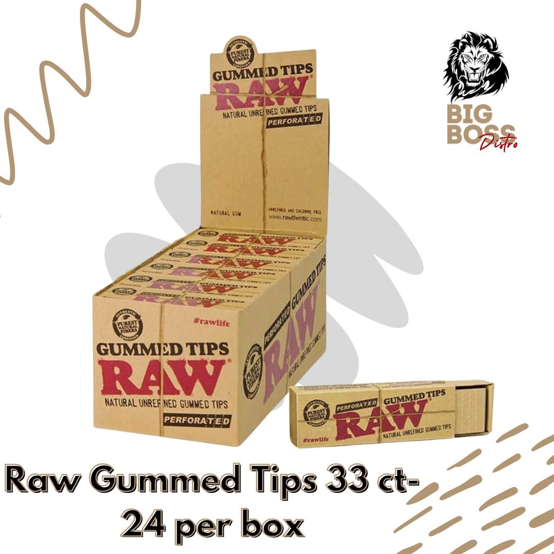 Raw Gummed Tips