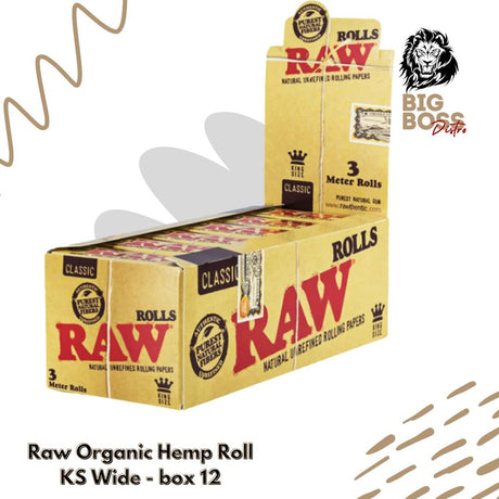 Raw Organic Hemp Roll KS Wide